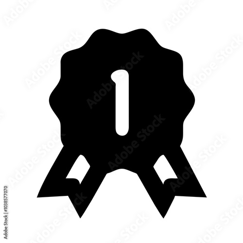 Symbol indicating product or service excellence