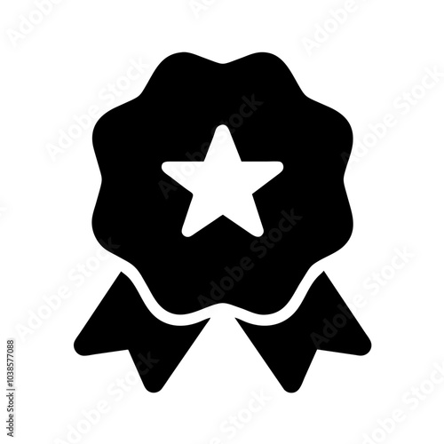 Symbol indicating product or service excellence