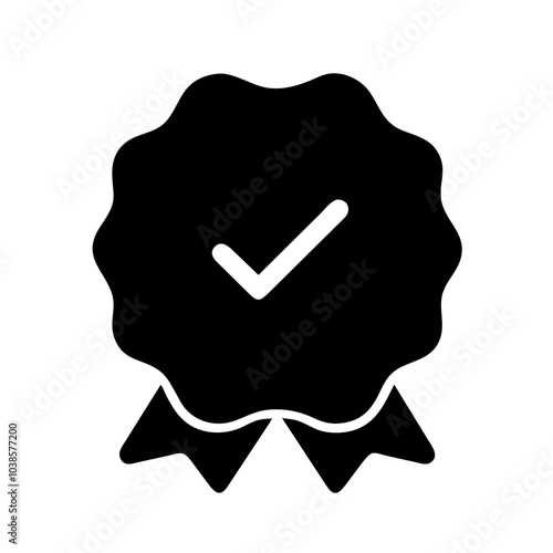 Symbol indicating product or service excellence