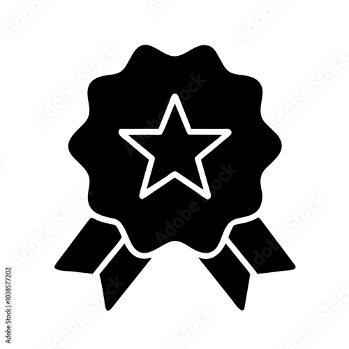 Symbol indicating product or service excellence