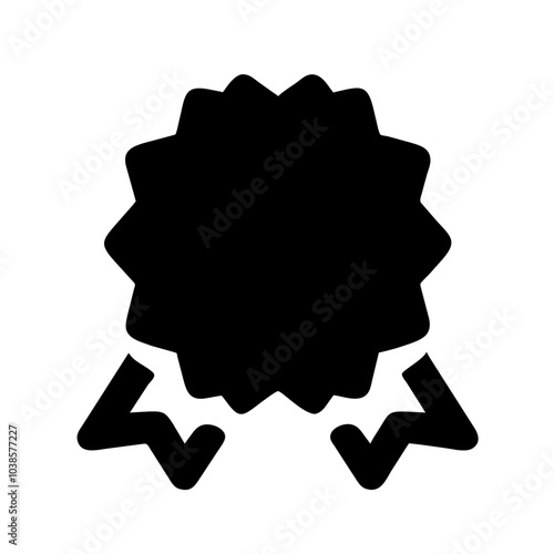 Symbol indicating product or service excellence