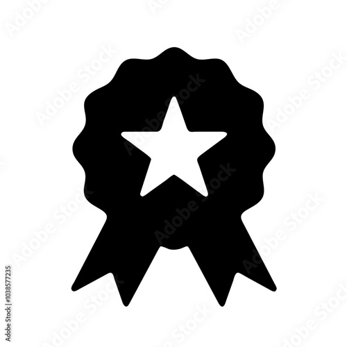 Symbol indicating product or service excellence