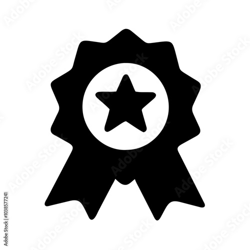 Symbol indicating product or service excellence