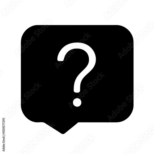 Symbol for asking questions or help