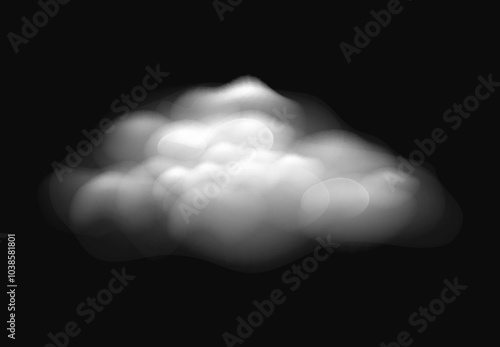 Smoke cloud cartoon dust comic steam effect isolated set collection. Vector isolated graphic design illustration