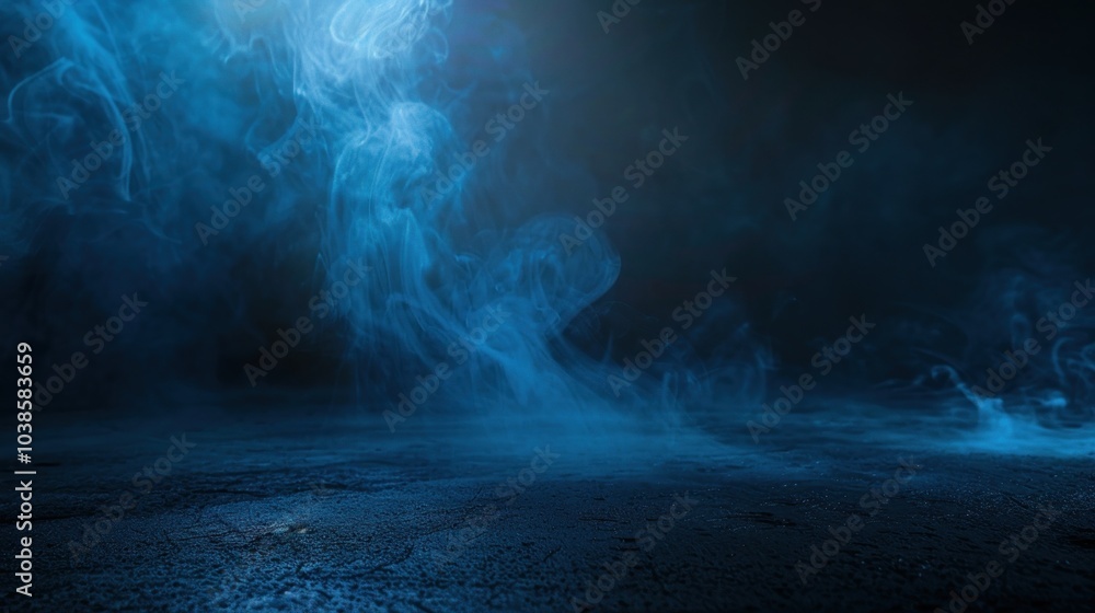 Blue Smoke Abstract Background Blue Smoke Abstract Background