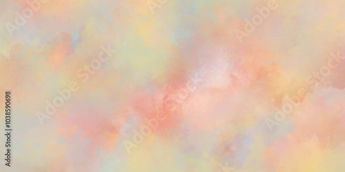 Abstract bright and shinny lovely soft color watercolor background, Colorful and bright watercolor background texture with watercolor splashes, Abstract hand drawn watercolor drawing on a paper.