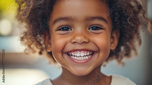 A child smiling after a successful dental visit, showcasing the positive experience of a dental check-up