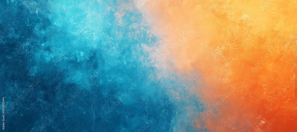 Fototapeta premium Abstract Colorful Gradient with Blue and Orange Tones