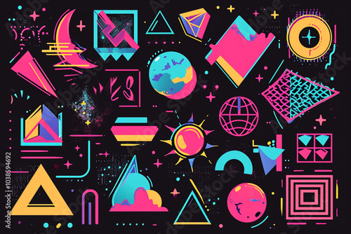 seamless pattern with bags
