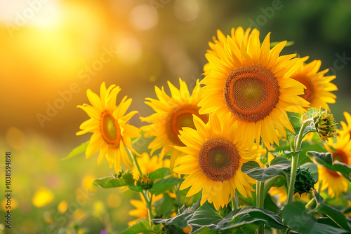 sunflowers in the field