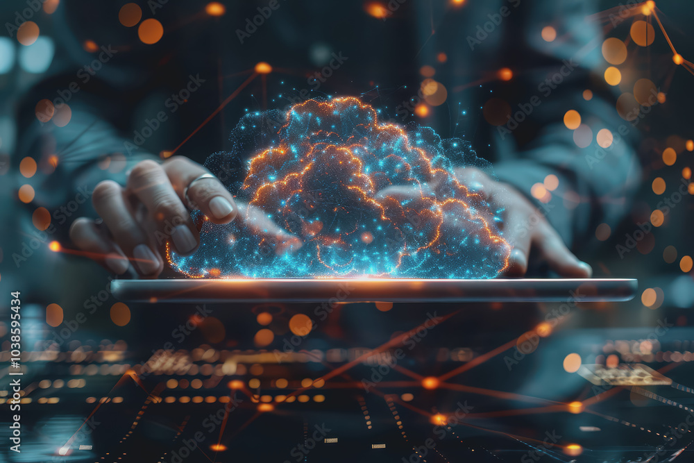 ftware engineers use tablets with code from cloud computing big data technology. ftware engineers use tablets with code from cloud computing big data technology.