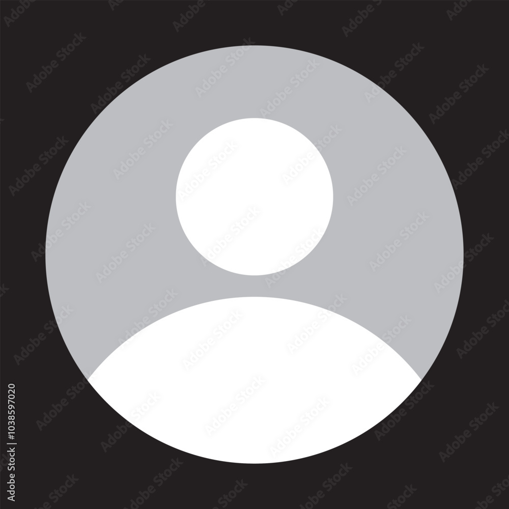 Default Avatar profile icon transparent png. Social media User png icon. whatsApp Dp. isolated on white background.eps10 Default Avatar profile icon transparent png. Social media User png icon. whatsApp Dp. isolated on white background.eps10