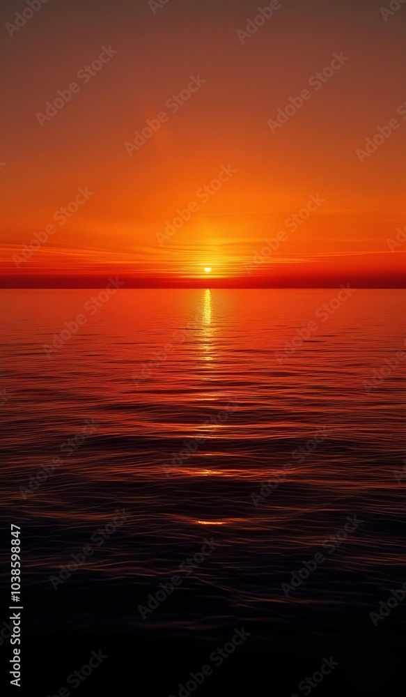 Obraz premium sunset over the sea