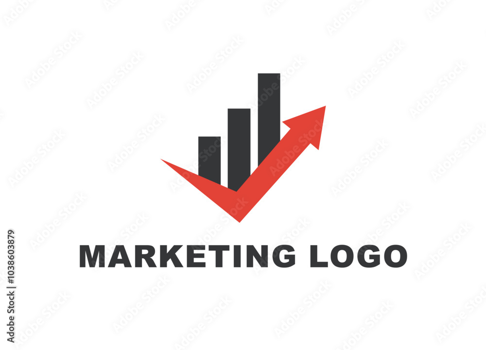 Creative Marketing Logo Concept, Luxury Marketing Logo Premium Vector Template Creative Marketing Logo Concept, Luxury Marketing Logo Premium Vector Template