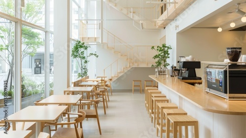 Minimalist Coffee Shop Interior Design