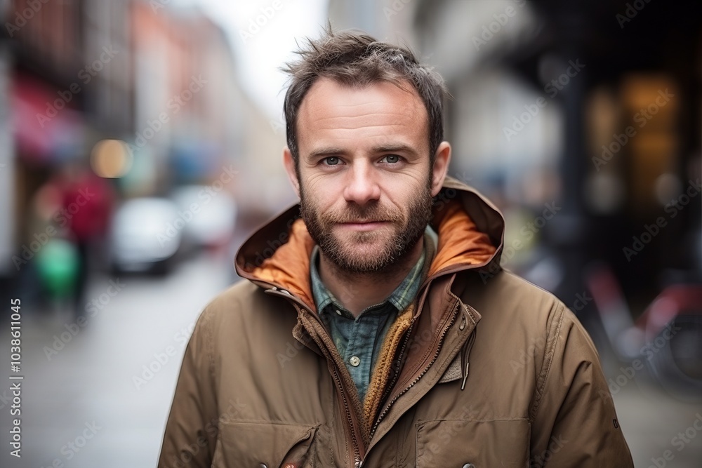 Portrait of a handsome man in the city. Shallow depth of field. Portrait of a handsome man in the city. Shallow depth of field.