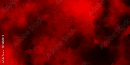 abstract red grunge background texture, distressed weathered worn surface, red texture or paper with vintage background, Black and red background with watercolor paint.