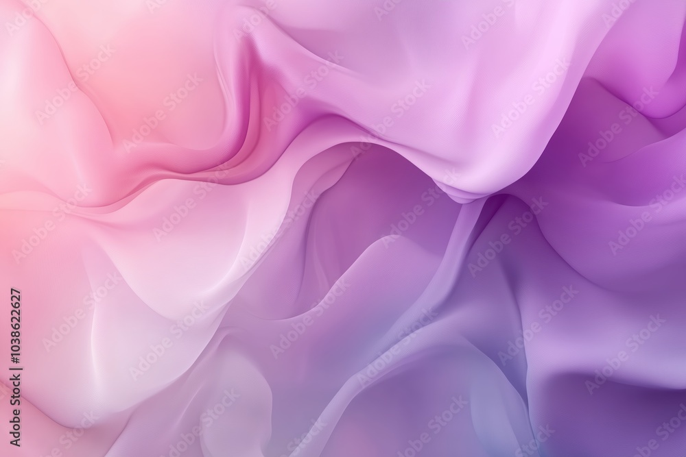 Fototapeta premium Soothing Shades: Gradient from Pink to Lavender