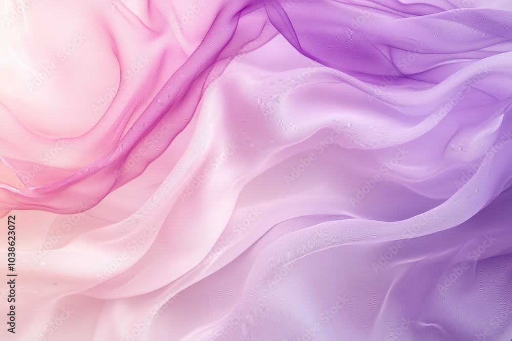 Fototapeta premium Serene Gradient: From Pink to Lavender