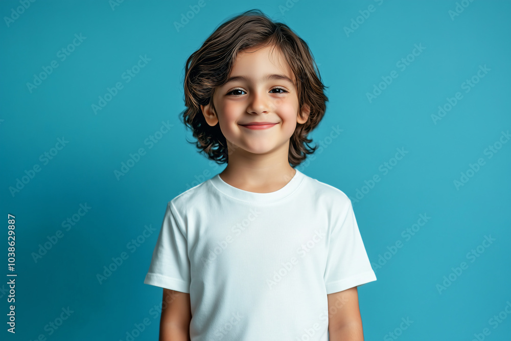 Little boy over isolated colorful background Little boy over isolated colorful background