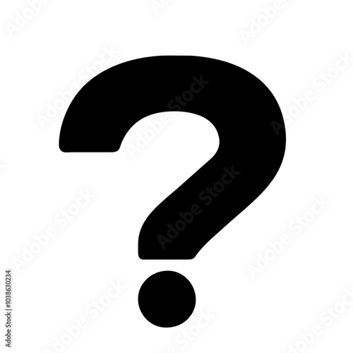 Icon symbolizing inquiry and assistance.