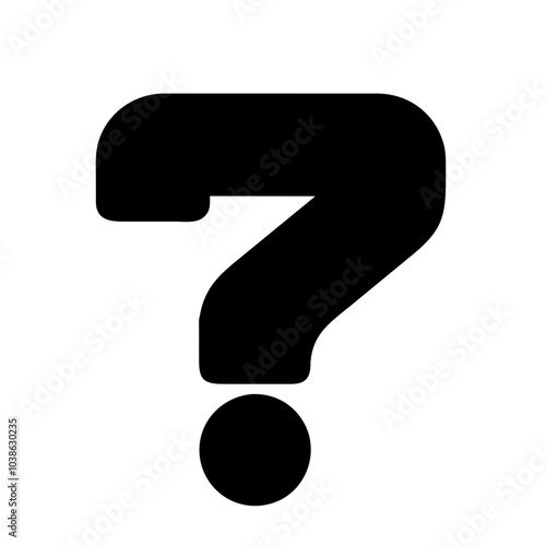 Icon symbolizing inquiry and assistance.