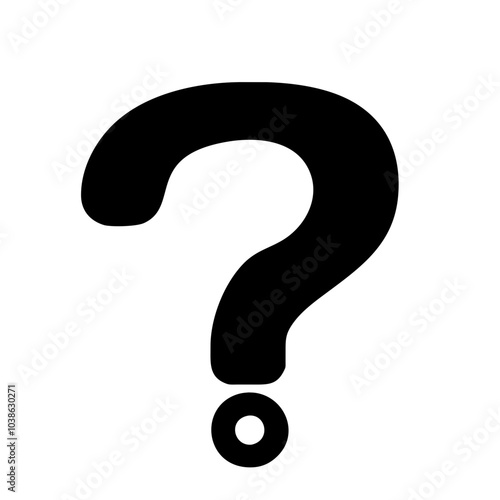 Icon symbolizing inquiry and assistance.