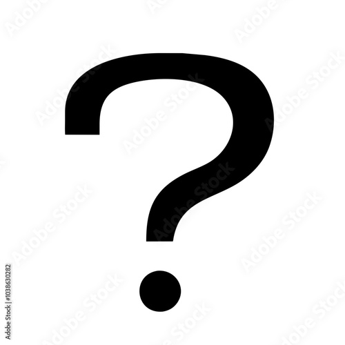 Icon symbolizing inquiry and assistance.