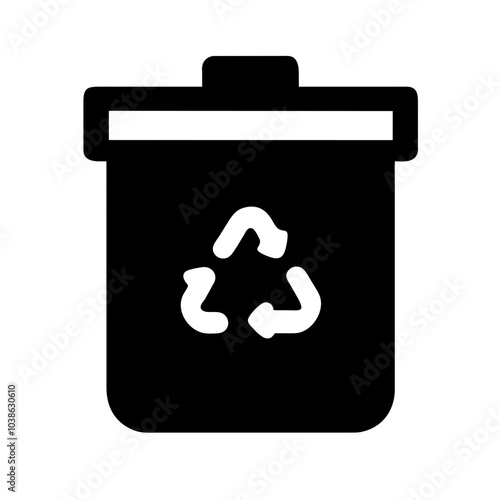 Icon for deleted items and recovery.