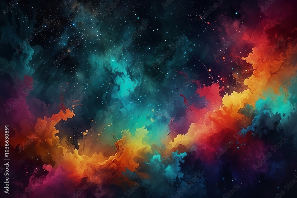 Fototapeta premium visualization of fractal realms