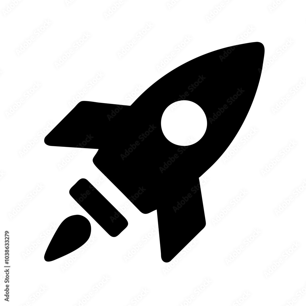 Icon representing new beginnings and launches Icon representing new beginnings and launches