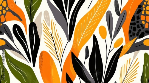 Abstract Floral Pattern