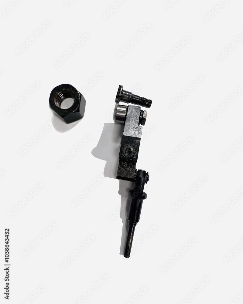 A bearing lever of KBA and Heidelberg offset printing machine equipment. A bearing lever of KBA and Heidelberg offset printing machine equipment.