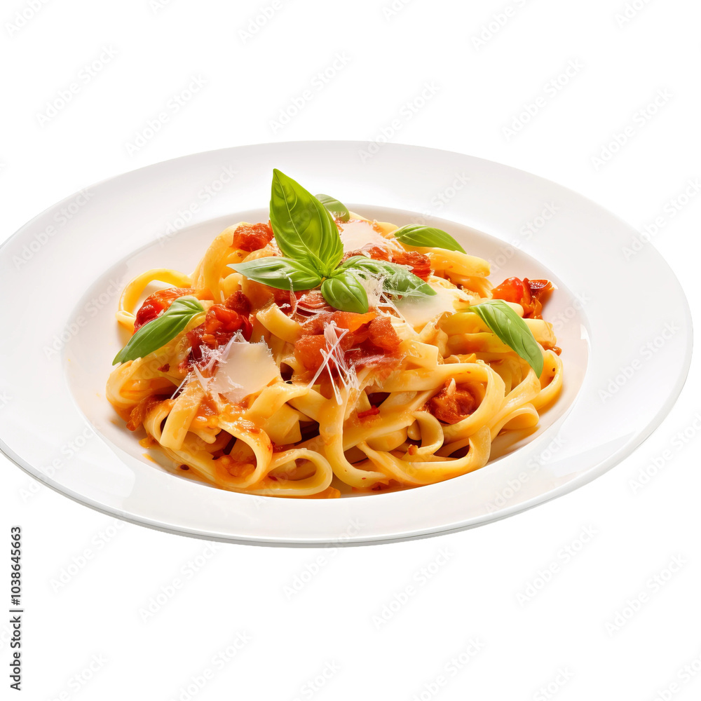 pasta with tomato sauce and basil pasta with tomato sauce and basil
