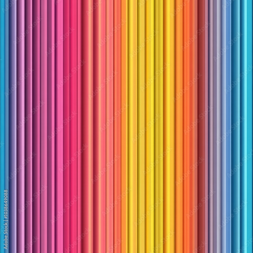 Obraz premium Abstract seamless pattern forming a rainbow with vertical stripes