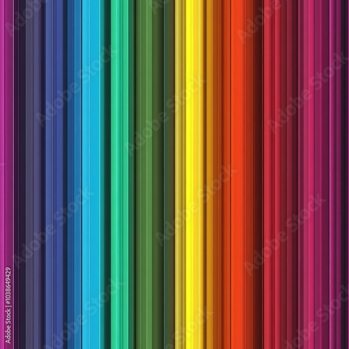 Vibrant vertical stripes creating a seamless rainbow texture