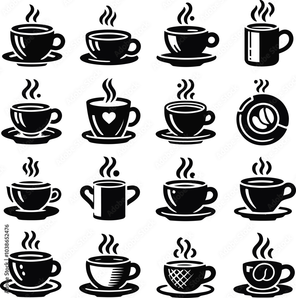 set of coffee cups set of coffee cups