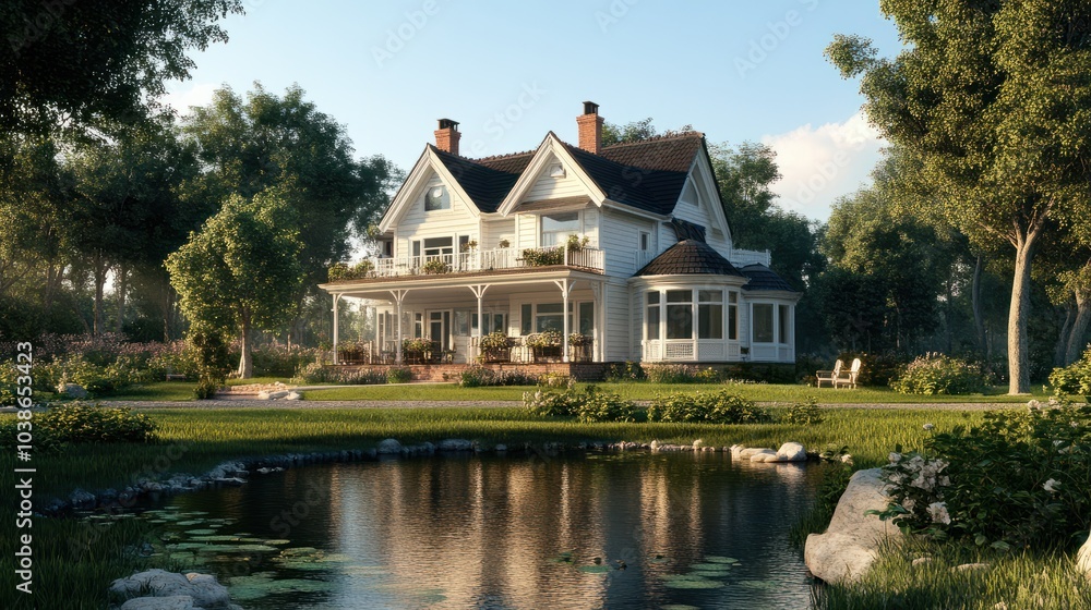 Obraz premium 3d house project