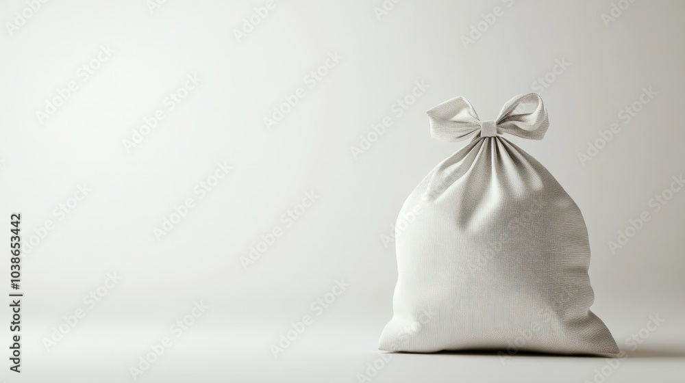 3d icon of money bag on white background with copy space 3d icon of money bag on white background with copy space