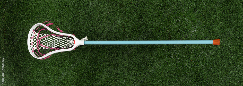 Fotografie lacrosse stick on the grass