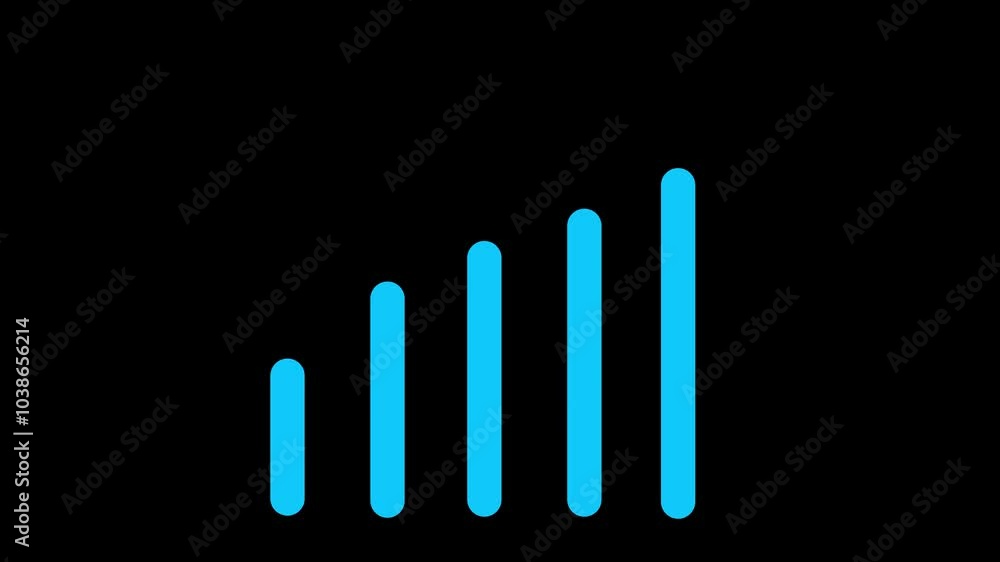 Animated digital blue bar chart showcasing business growth and market trends. Hi-tech grid style with dynamic camera movement illustrating rising financial data and economic success. Animated digital blue bar chart showcasing business growth and market trends. Hi-tech grid style with dynamic camera movement illustrating rising financial data and economic success.
