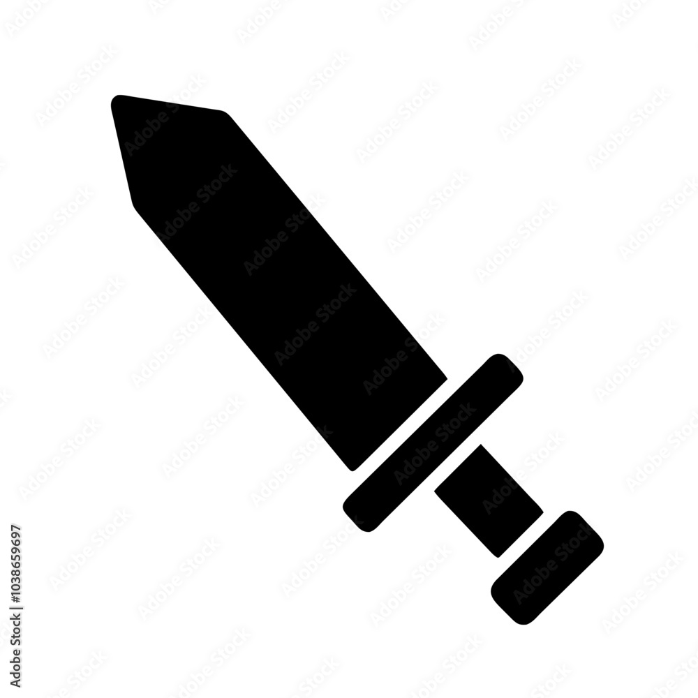 A weapon with a long blade. A weapon with a long blade.