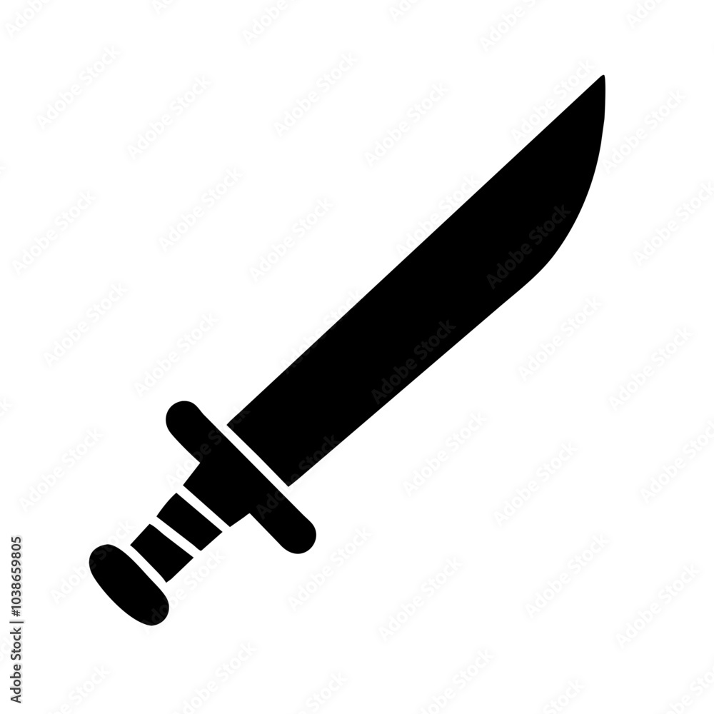 A weapon with a long blade. A weapon with a long blade.