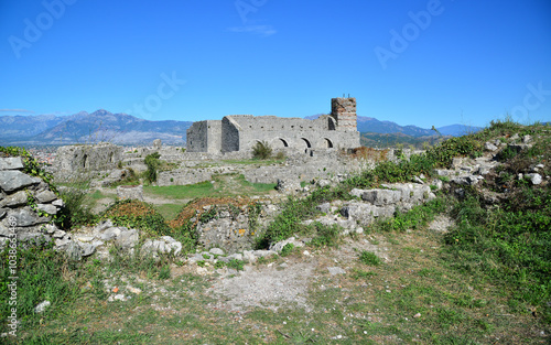 The historic Rozafa Castle in Shkodra, Albania, was built by the Illyrians 2,300 years ago. photo