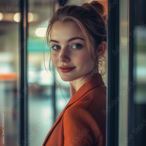 front of the company, woman Free Download front of the company, woman - GFXLoad