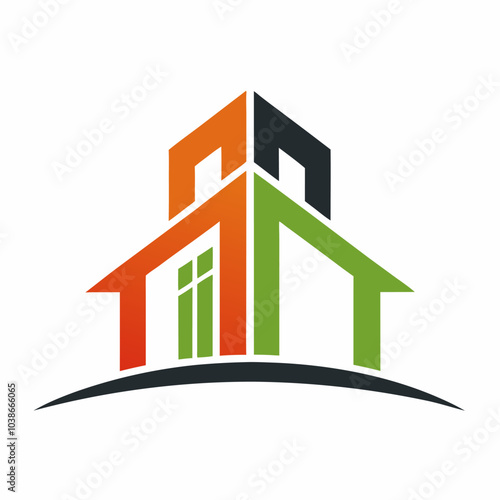 modern building house logo vector illustration