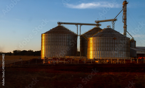 grain elevator and silo