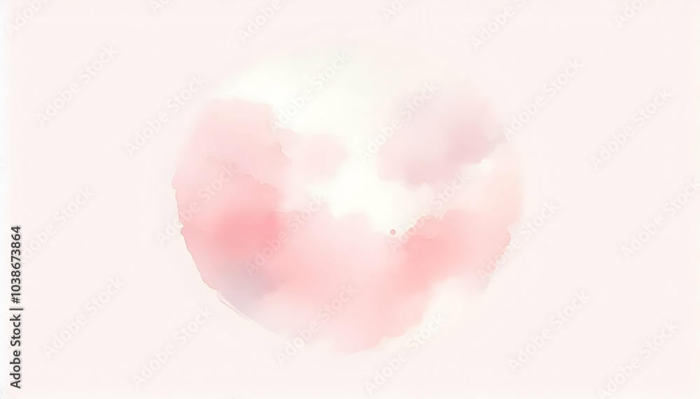 Fototapeta premium pink easter egg with ribbon