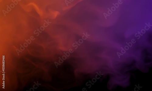 Orange and purple lights on  smokebackground video photo